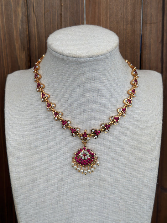 Magenta Impoun Necklace