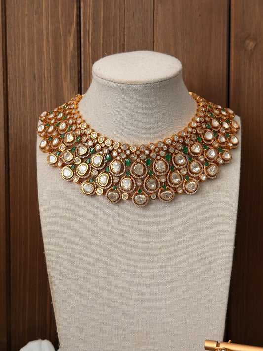 Uncut Polki Necklace Set