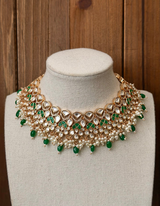 Uncut Polki Necklace Set
