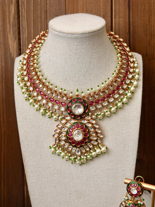 Kundan Statement Set