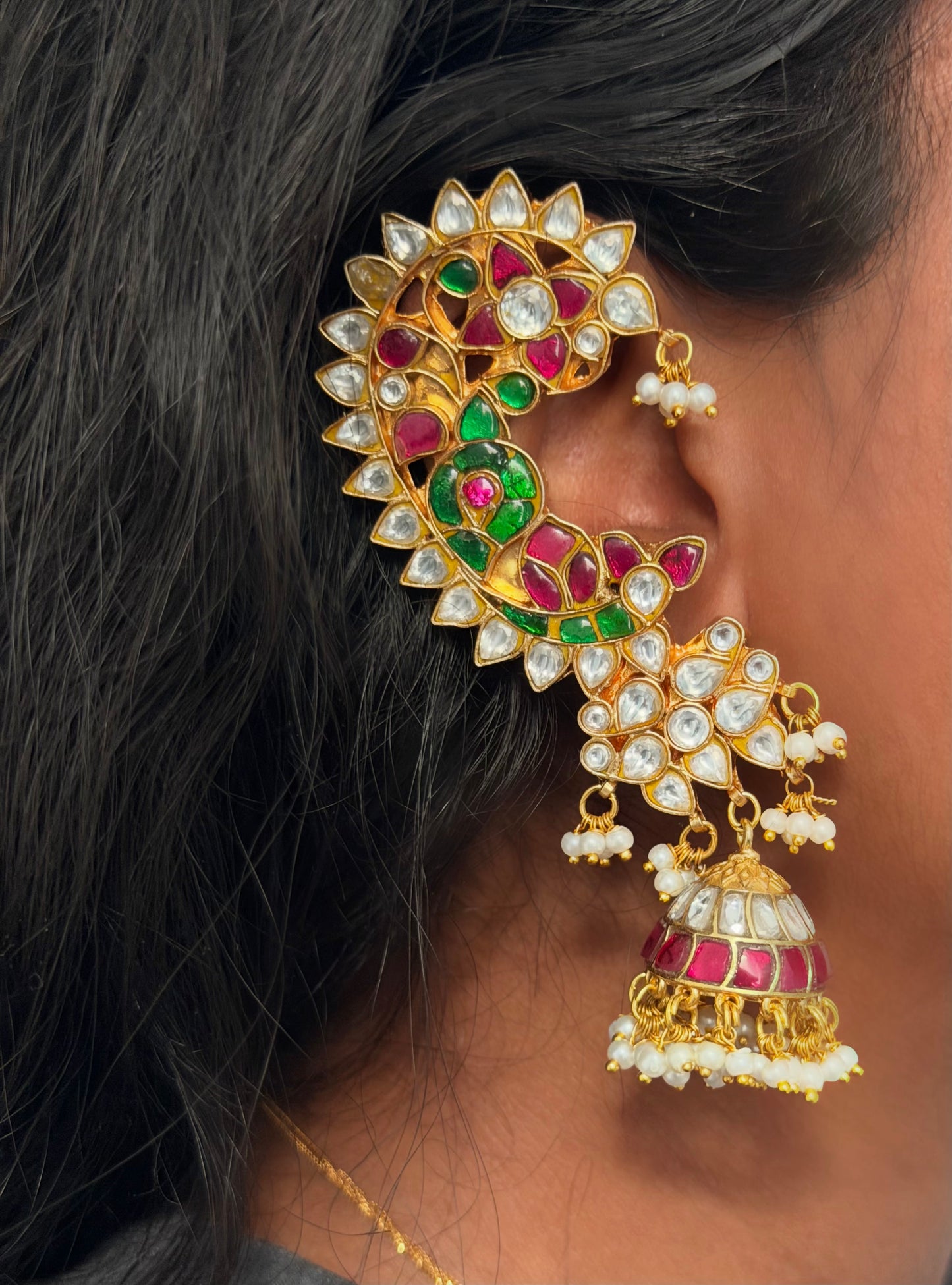Jadau Earcuff Jumka