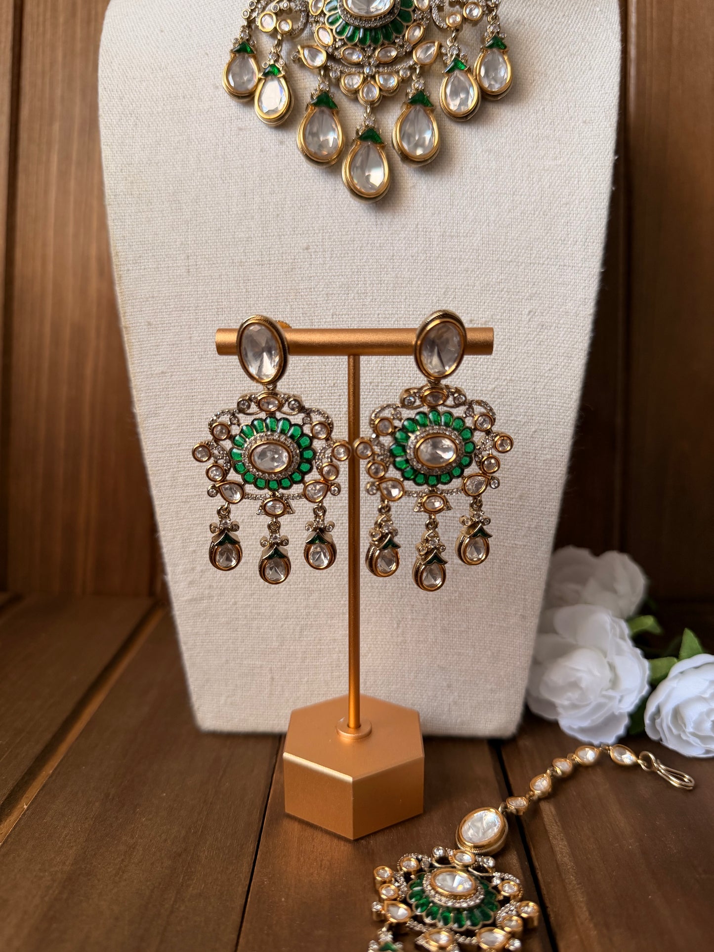 Uncut Polki Necklace Set