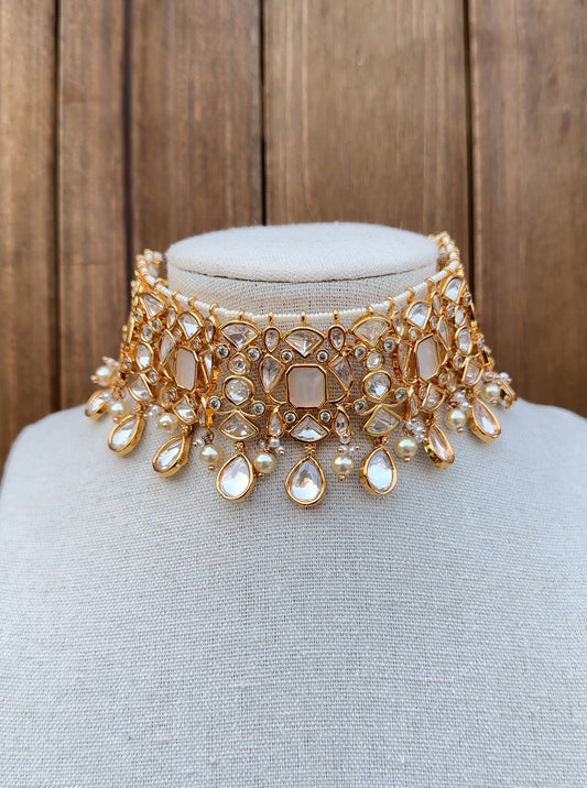 Uncut Polki choker set