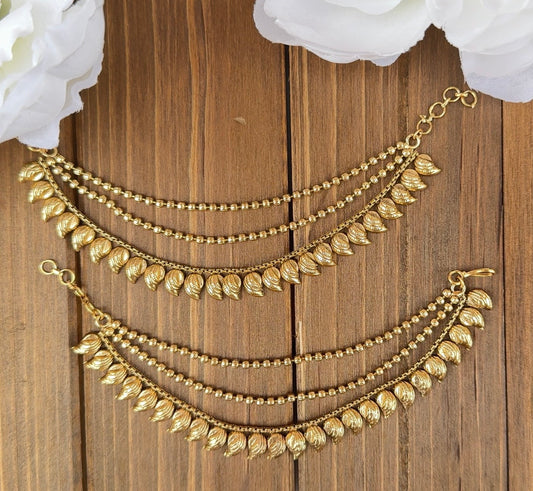 Layered Mango Ear Chain