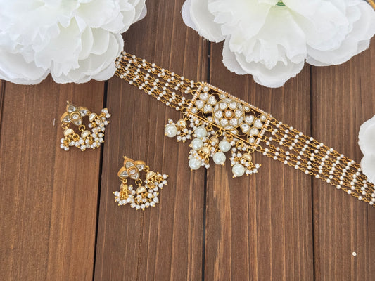 Kundan Pearl Choker