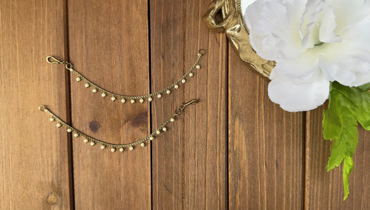 1 Layer Hanging Pearl Ear Chain