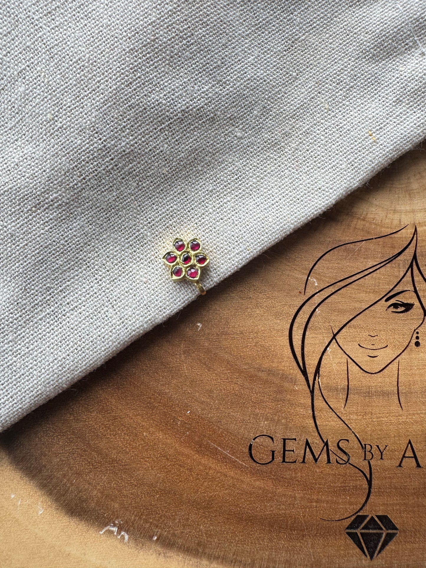 Flower Araku Nose Pin