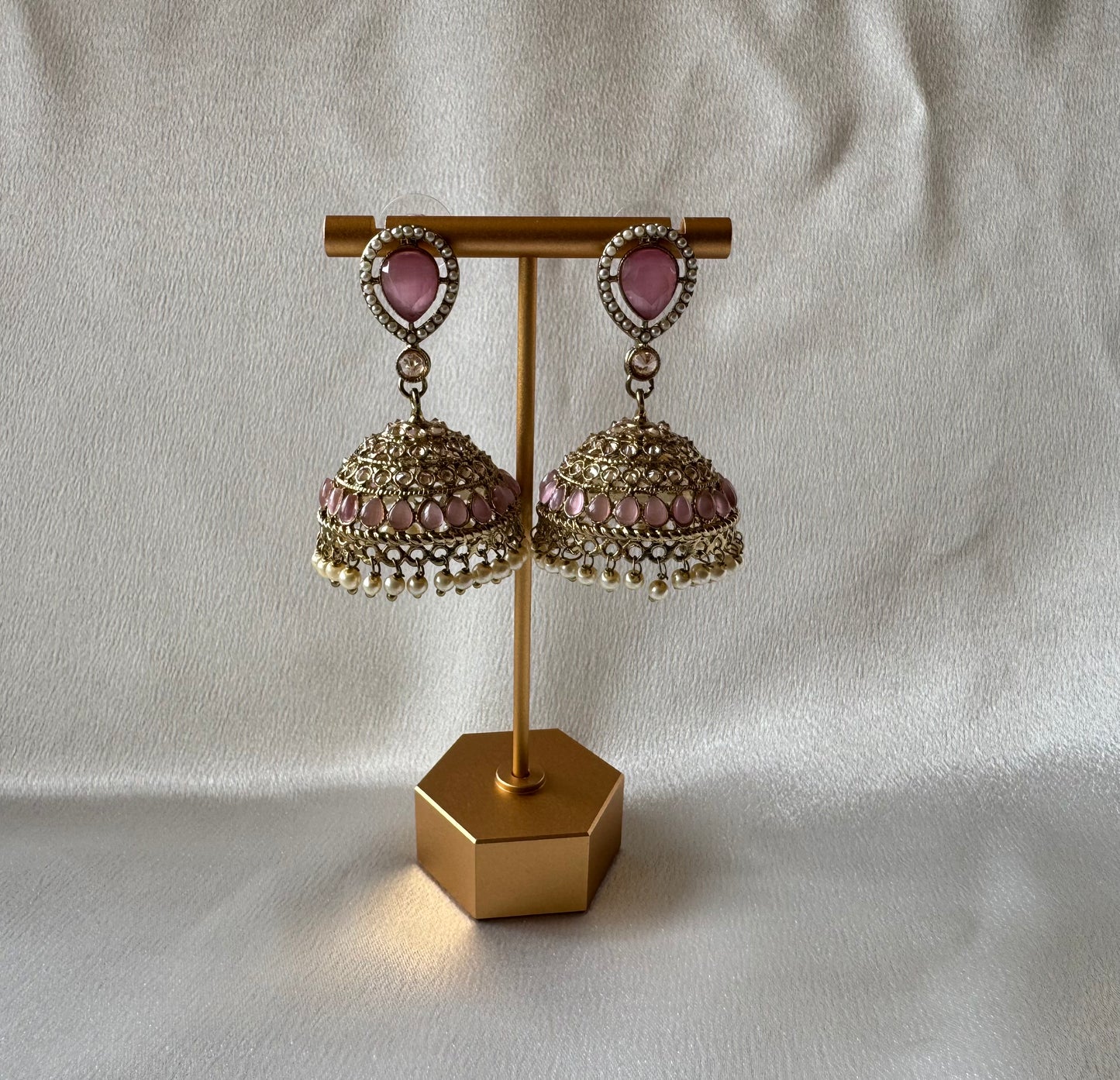 Coloured Polki Jumkas