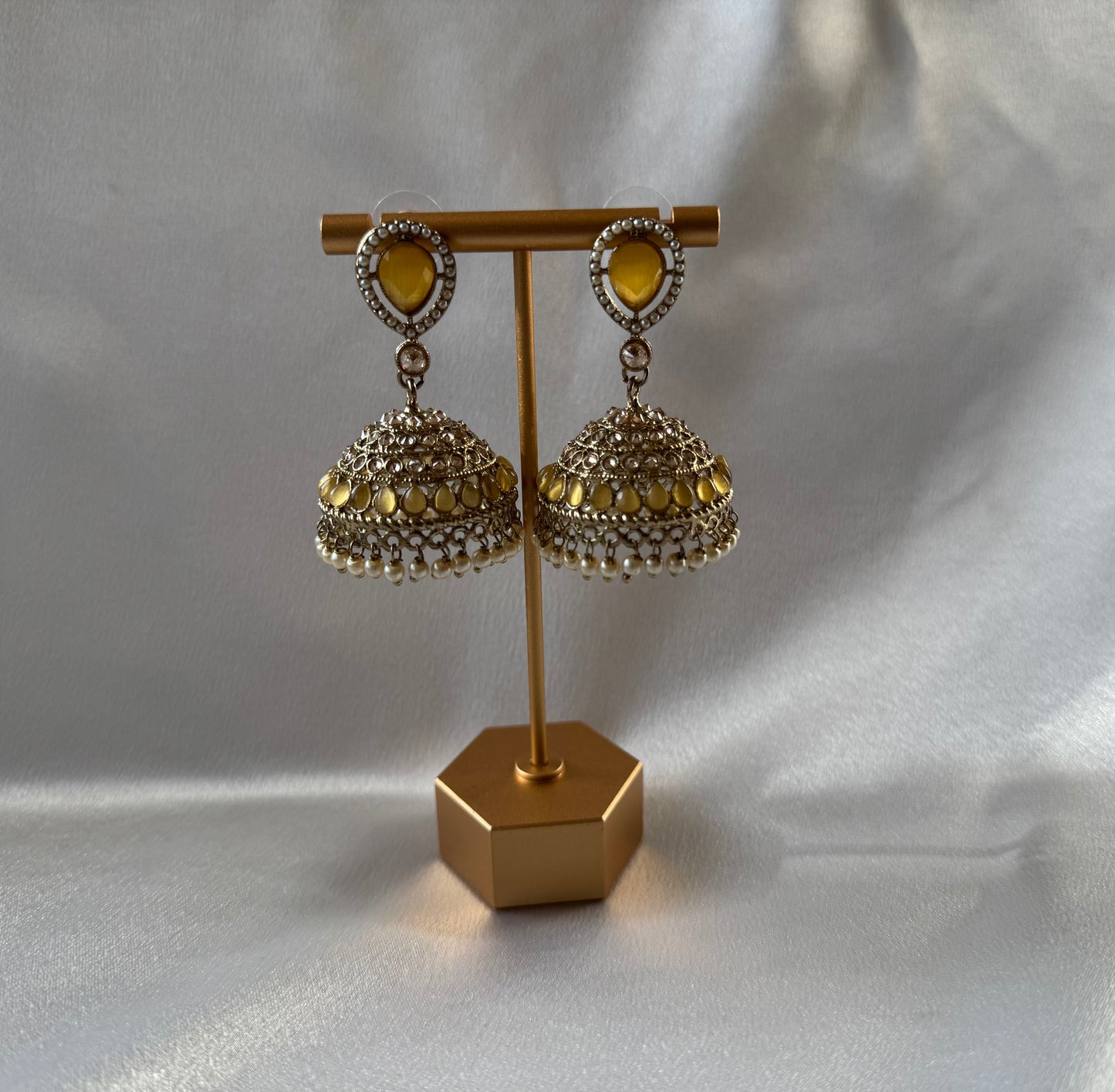 Coloured Polki Jumkas