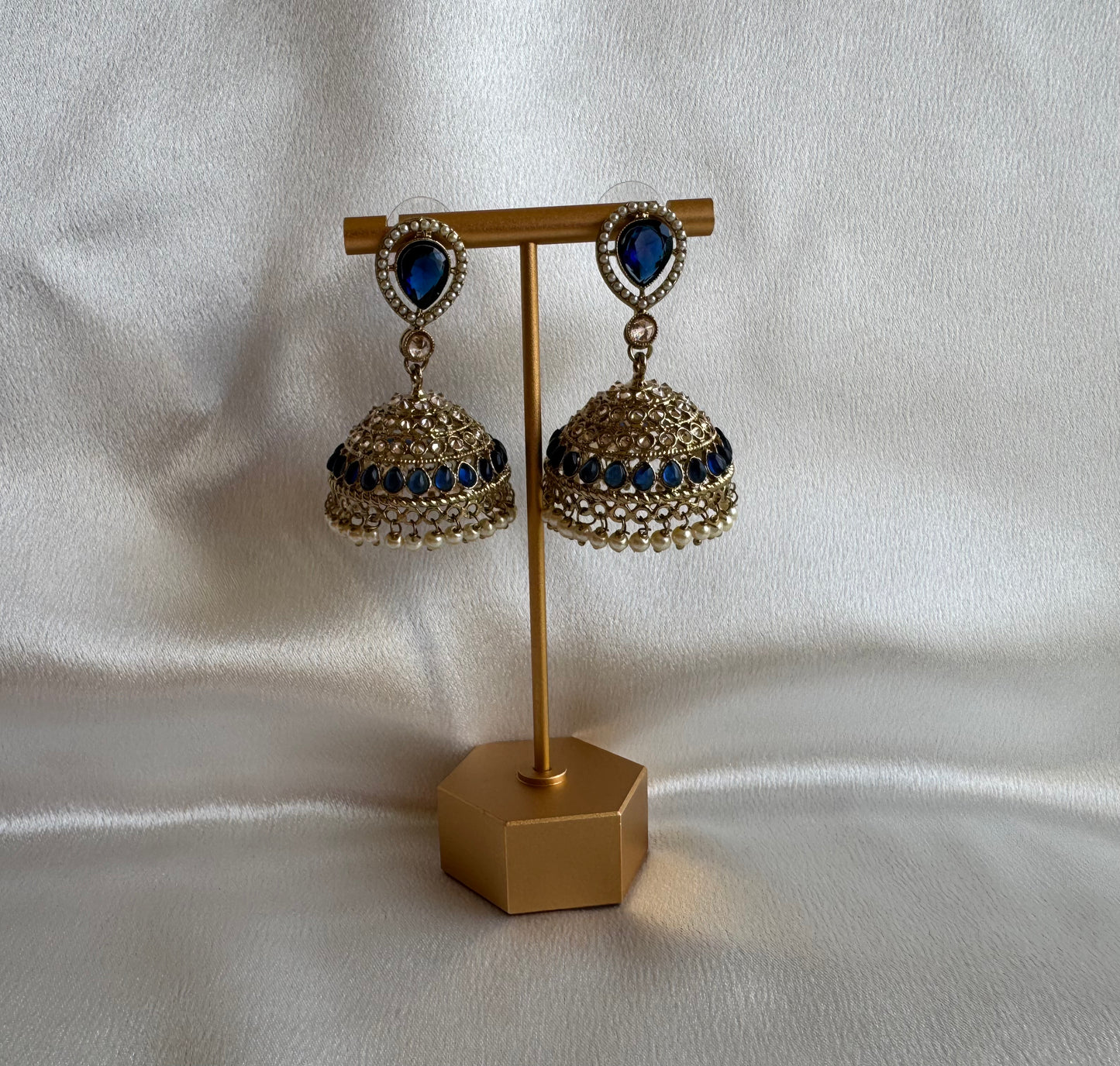 Coloured Polki Jumkas