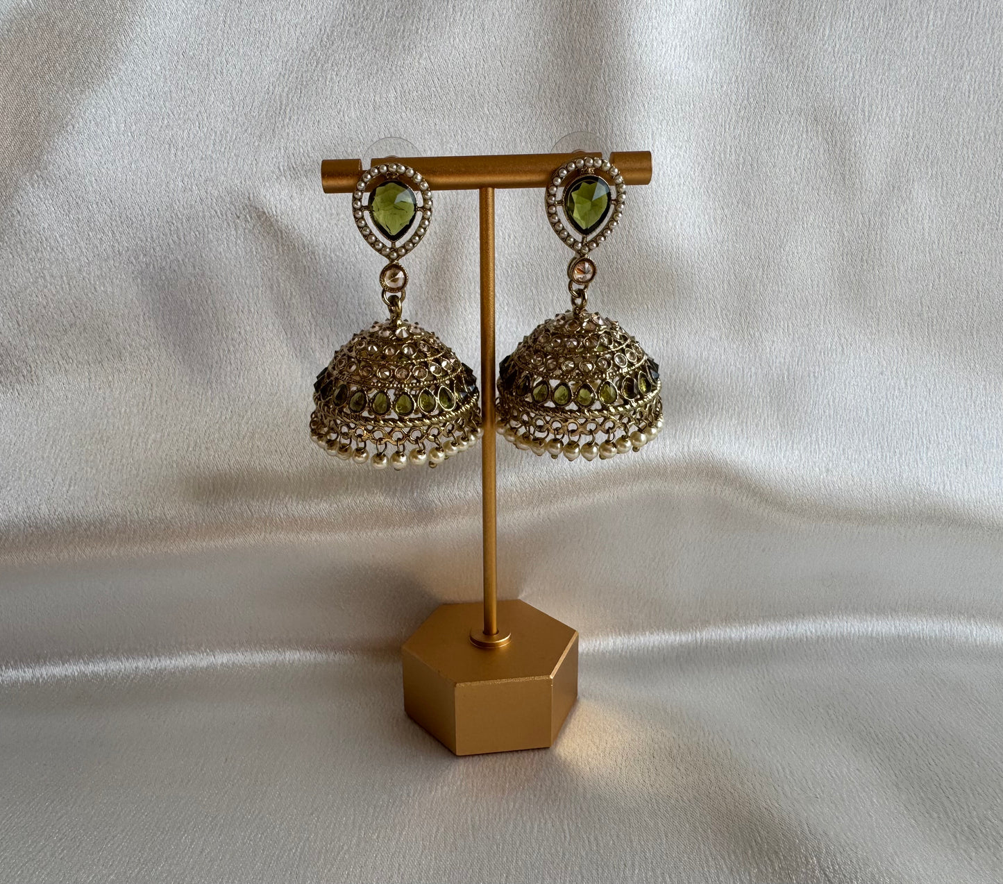 Coloured Polki Jumkas