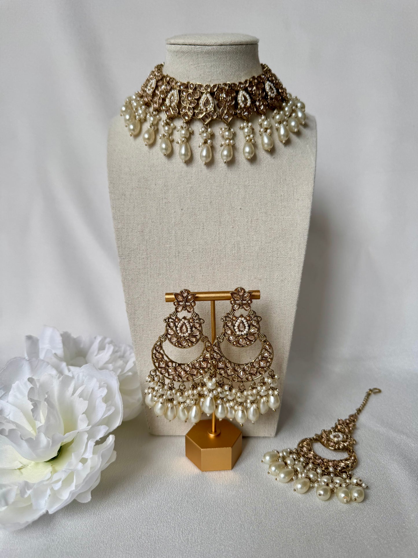 Polki Statement Necklace Set