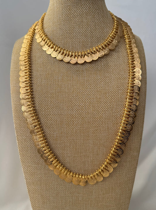 Large Kaasu Maalai - Micro plated