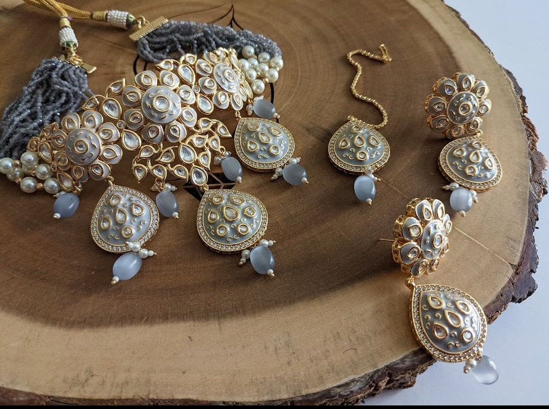 Meenakari choker set II