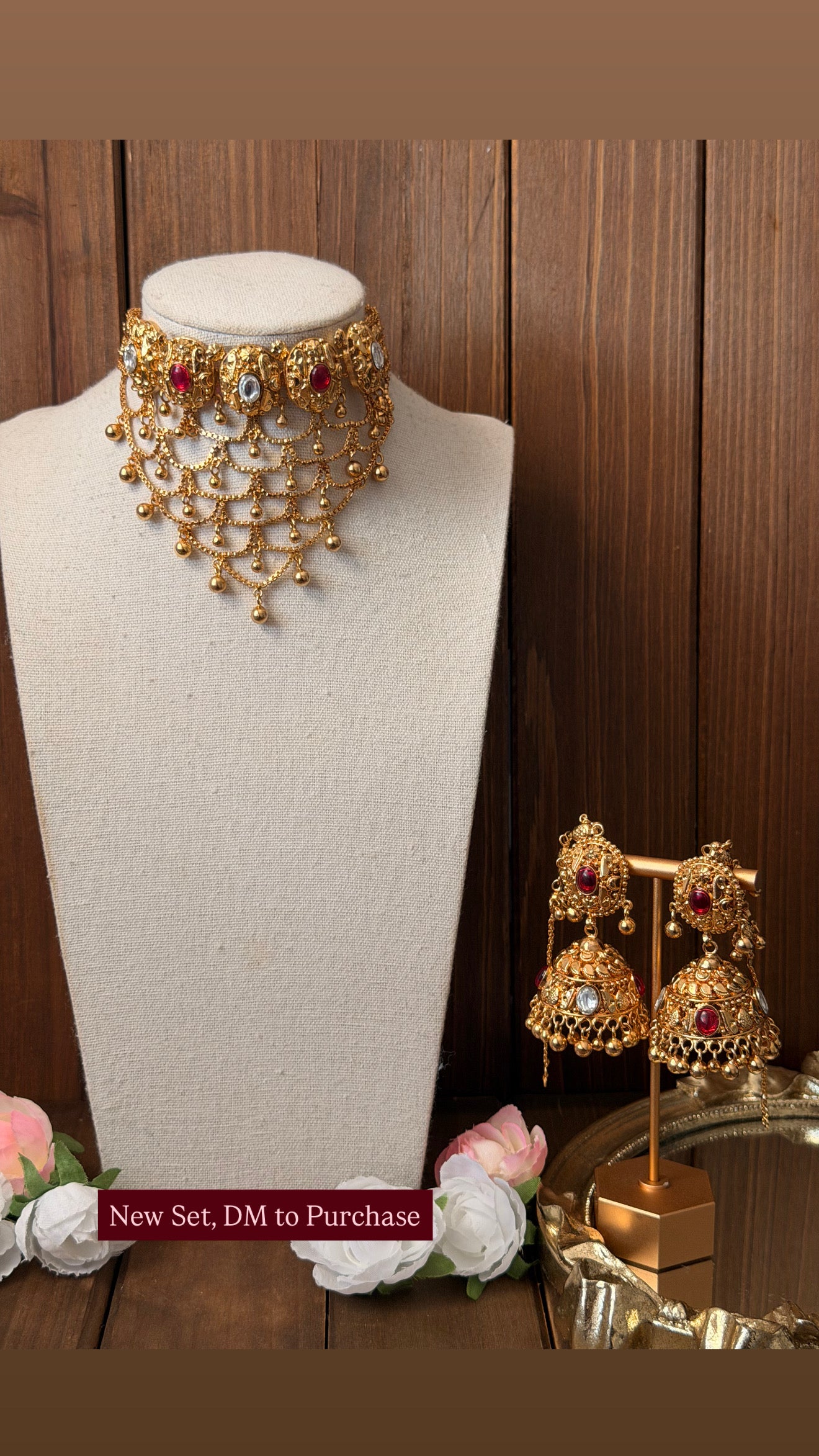 Silver based choker set