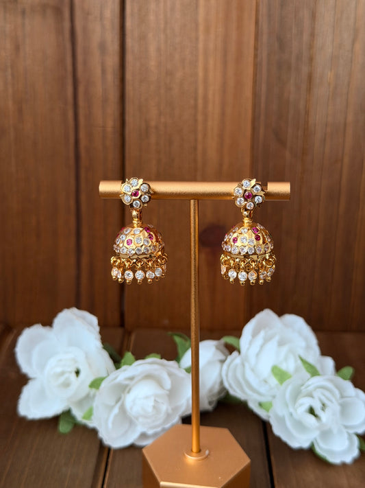 Impoun Mangenta Small Jhumkas