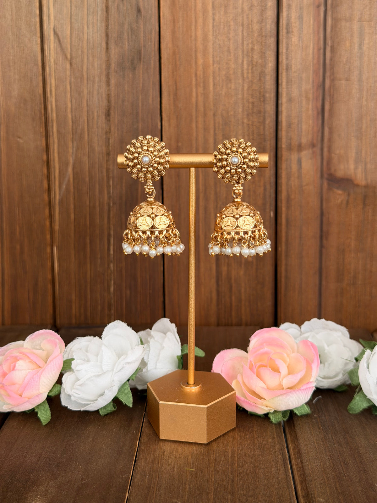 Antique gold jumkas