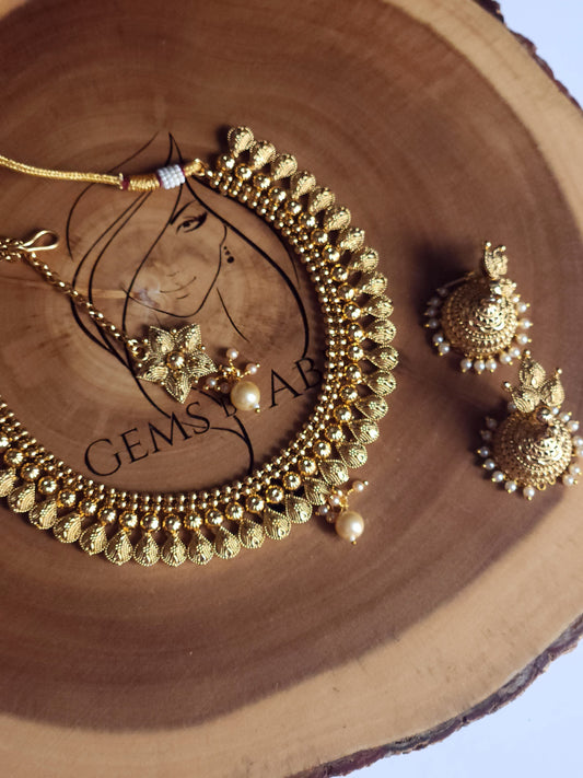 Antique Gold Necklace set