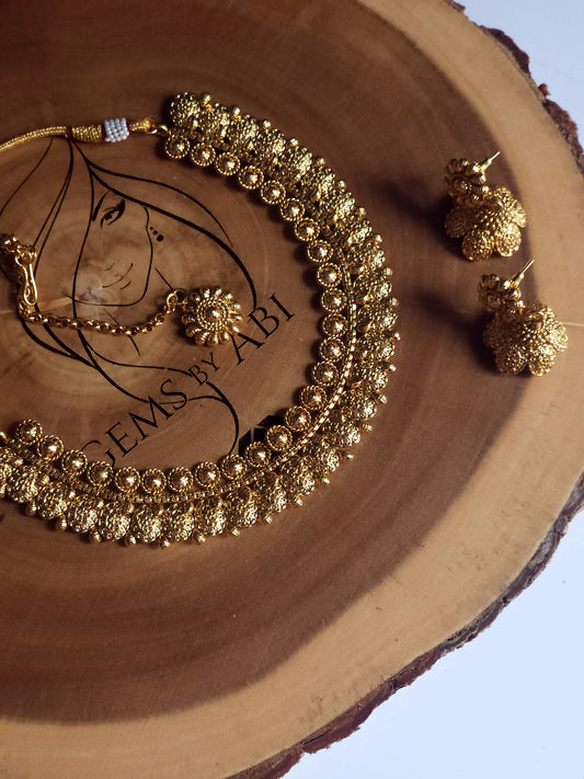 Antique Gold necklace set