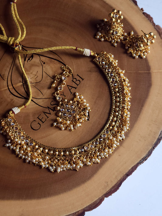 Antique Gold Necklace set