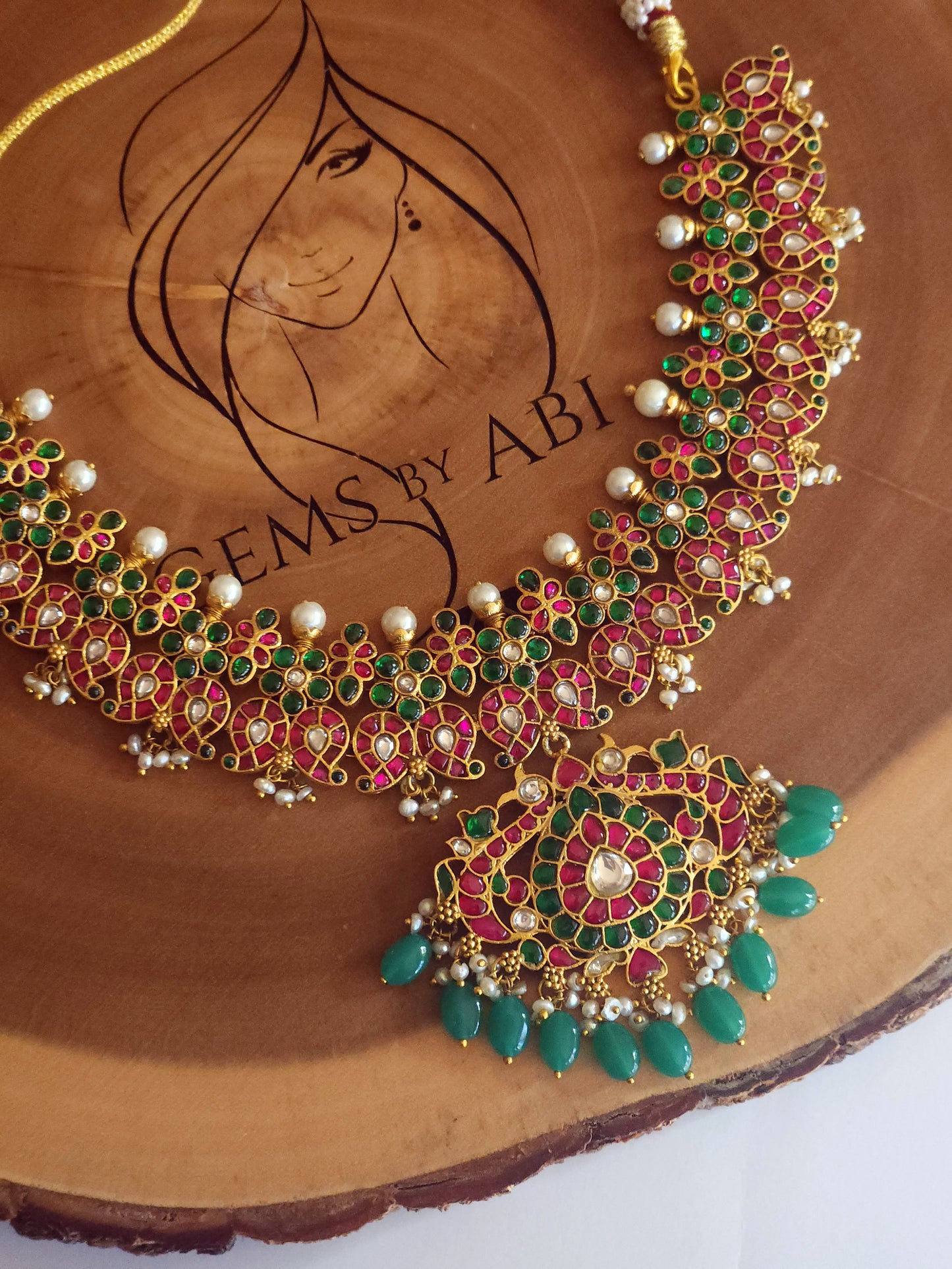 Jadau statement necklace