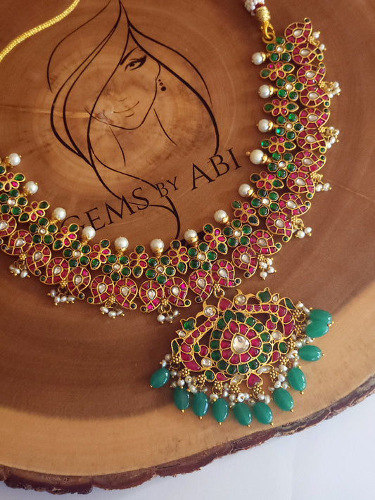 Jadau statement necklace