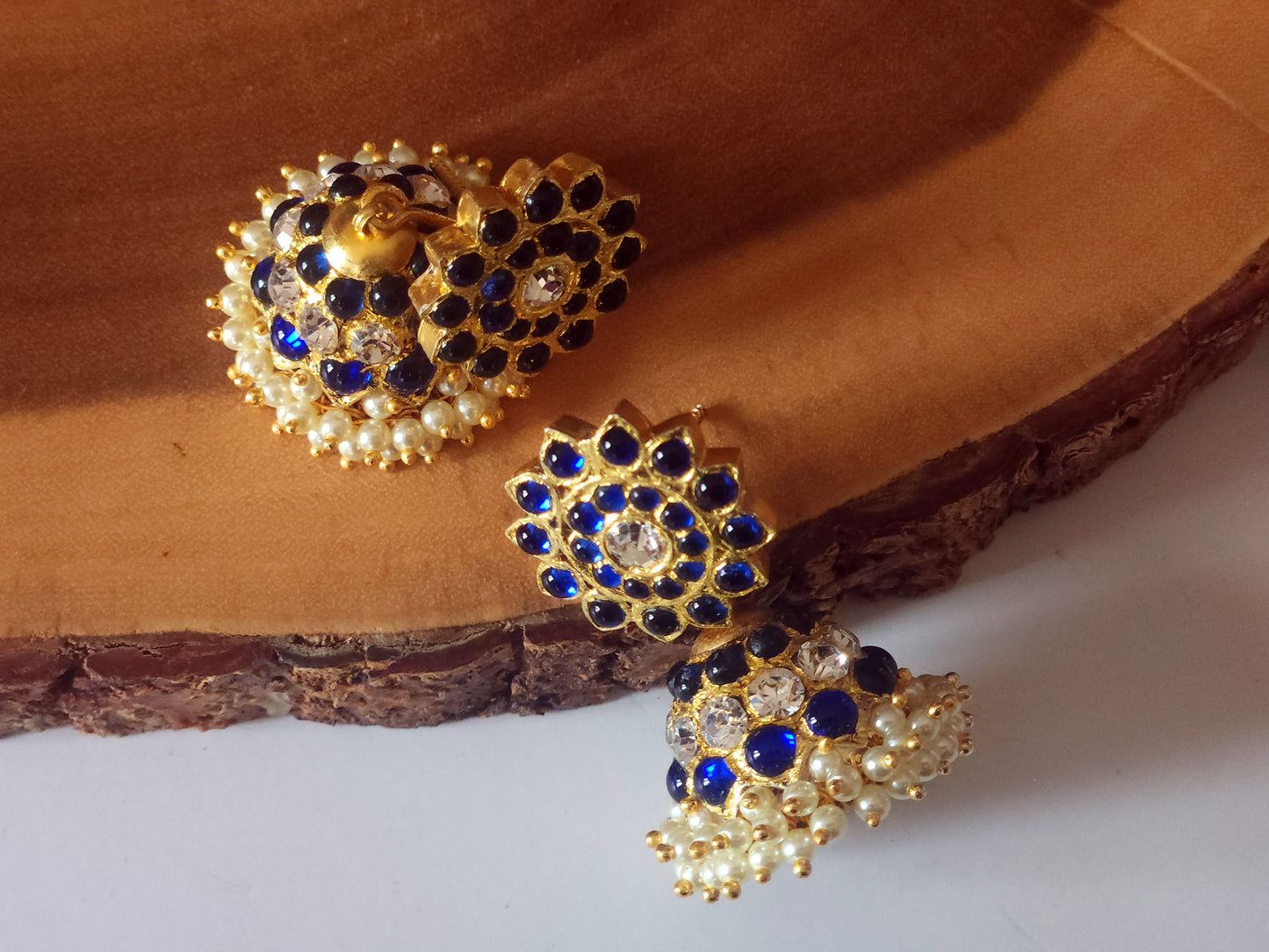 Statement Araku stud and Jumka