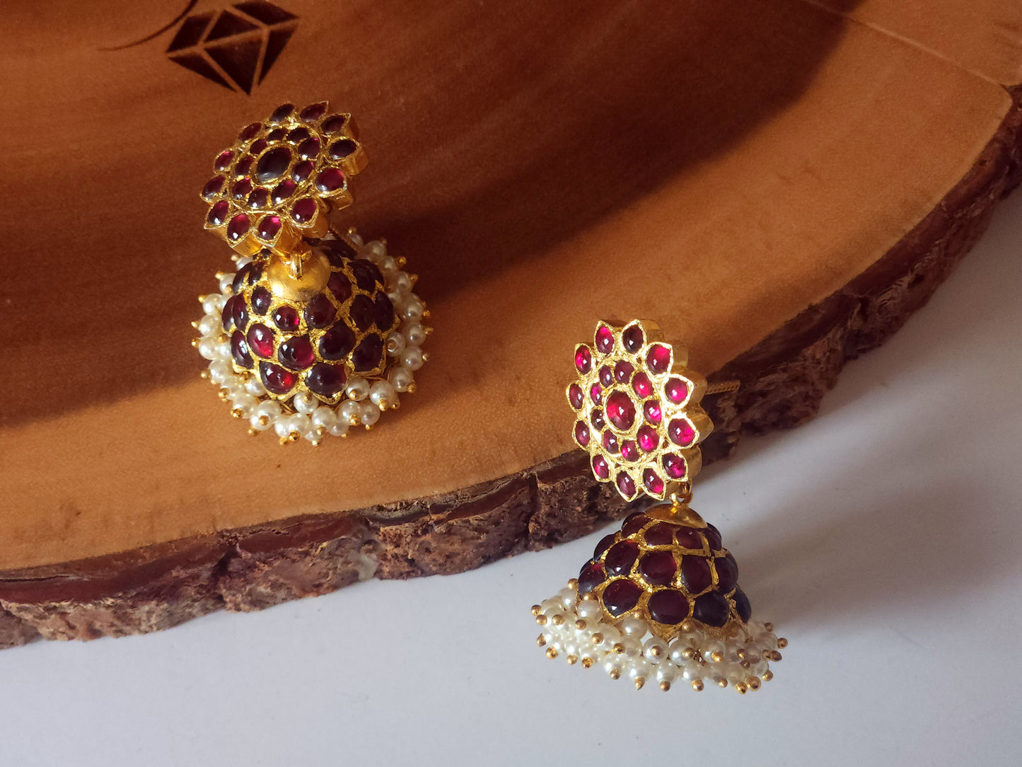 Statement Araku stud and Jumka