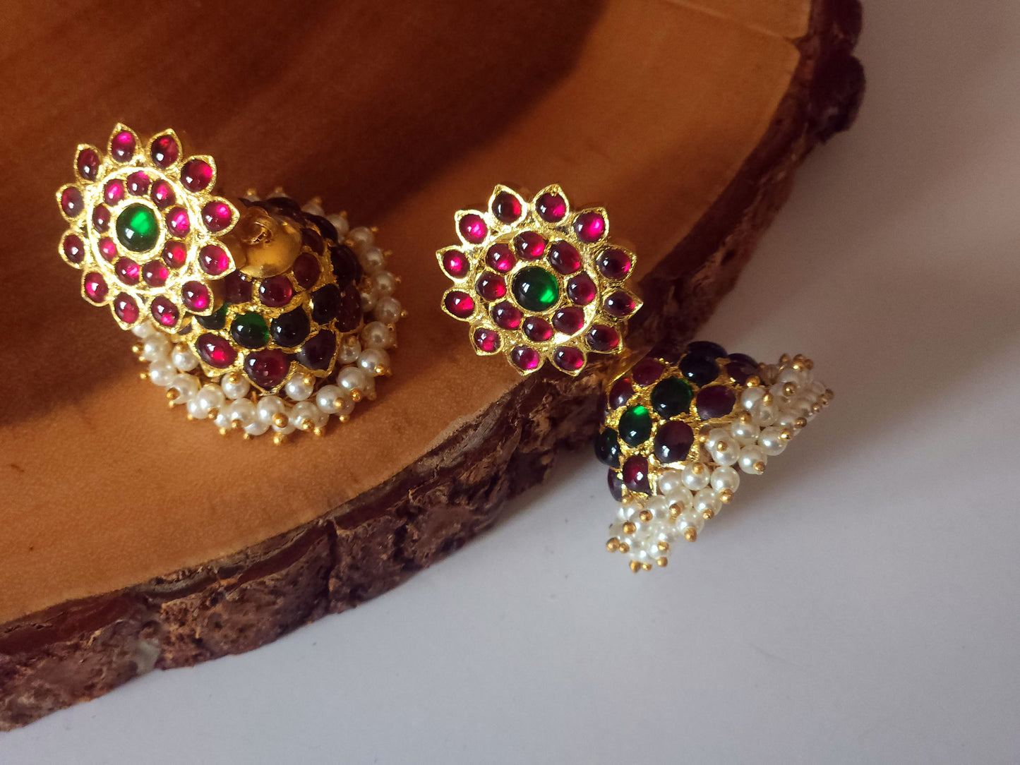 Statement Araku stud and Jumka