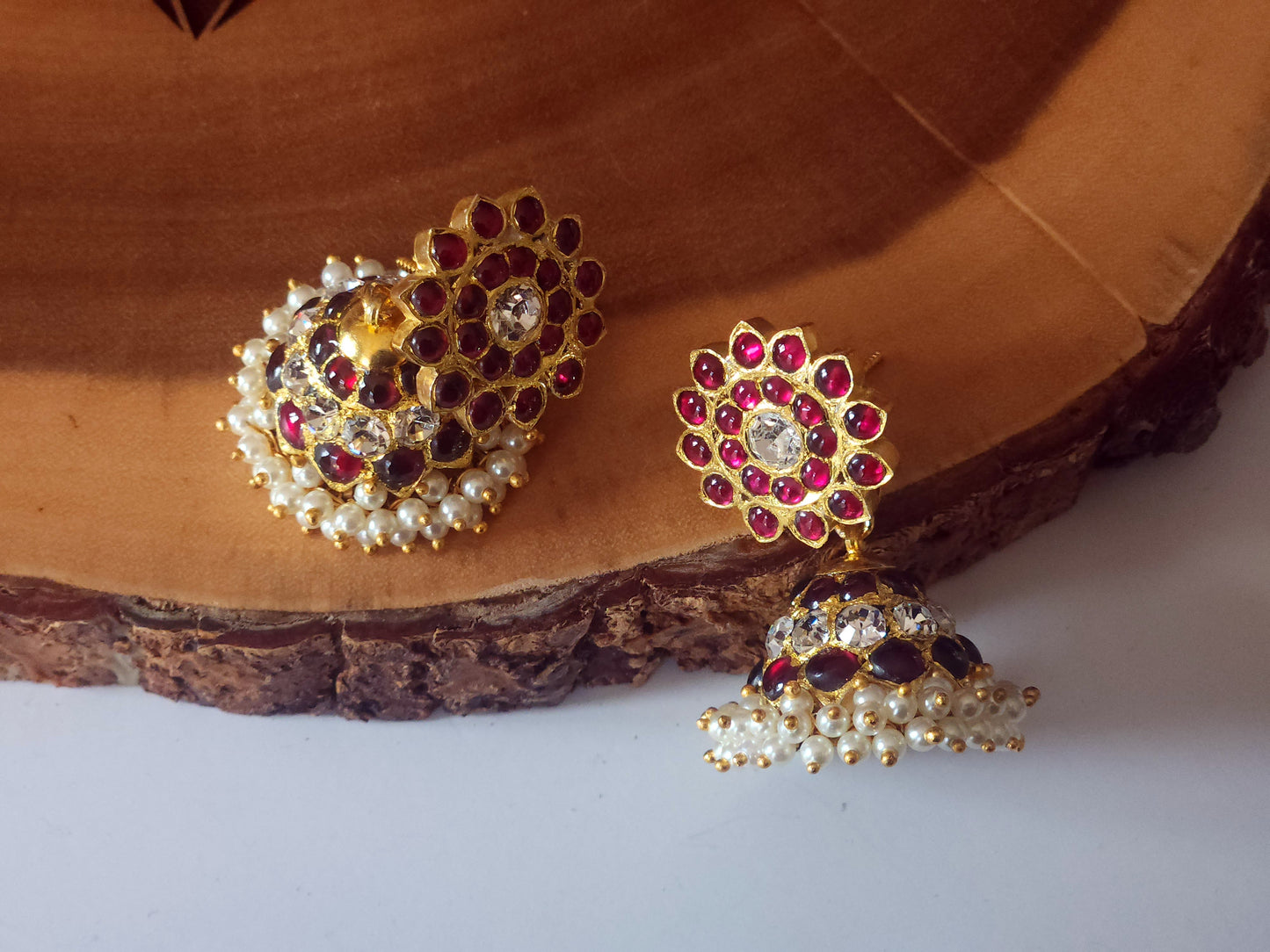 Statement Araku stud and Jumka