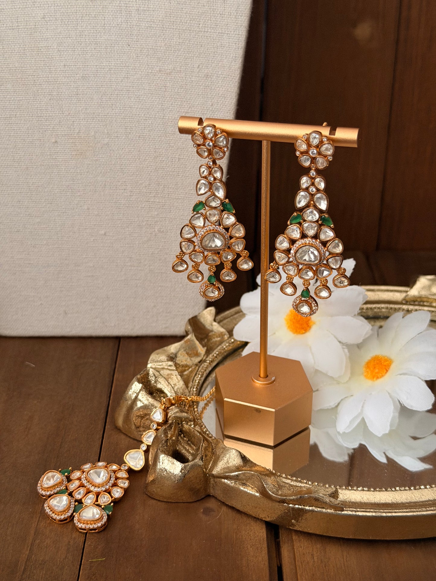 Uncut Polki Necklace Set