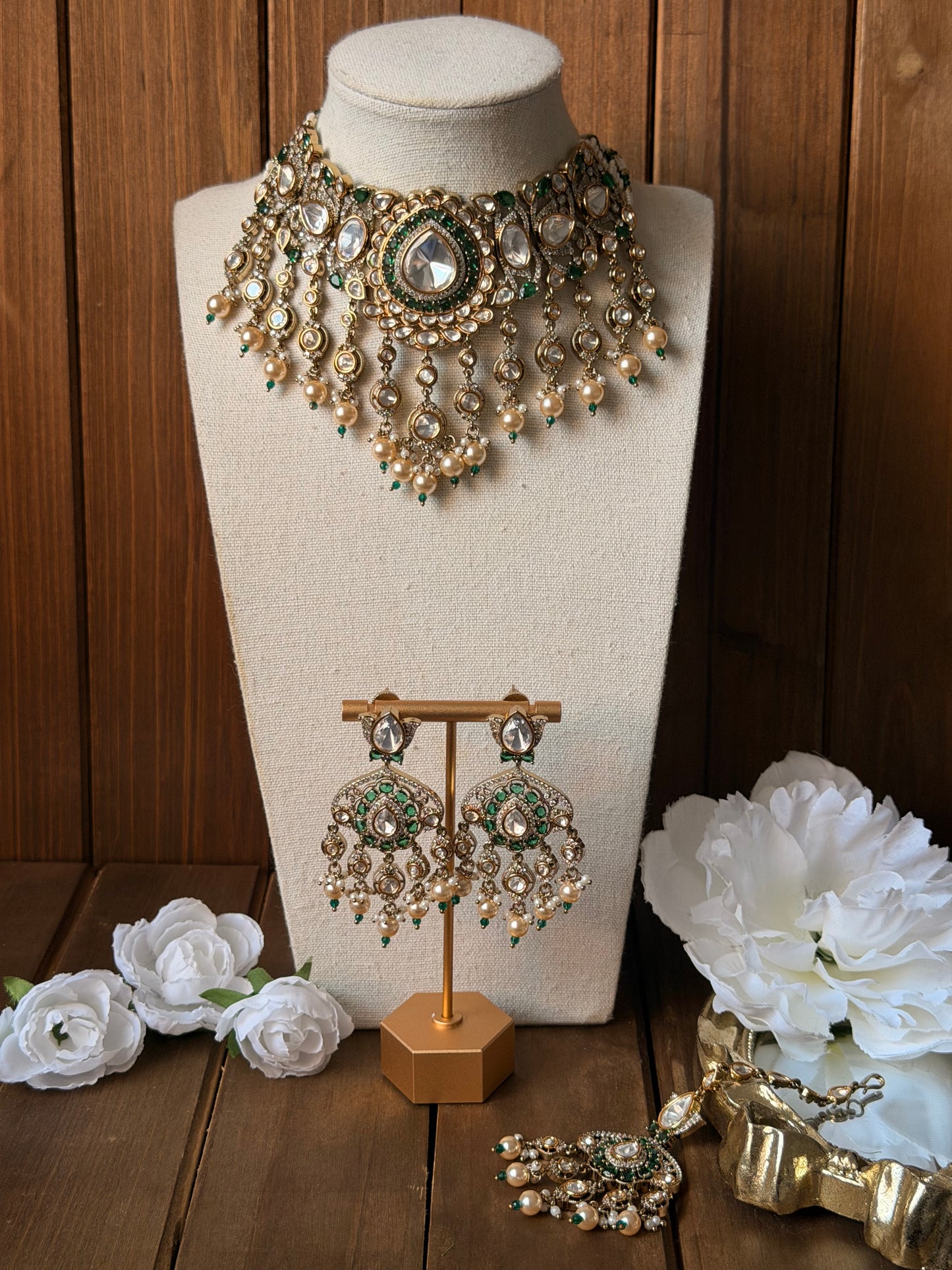 Uncut Polki Necklace Set