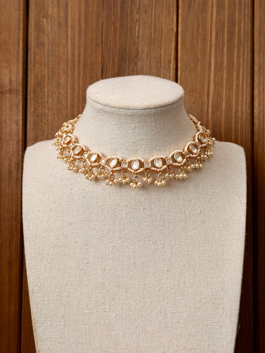 Uncut Polki Necklace Set