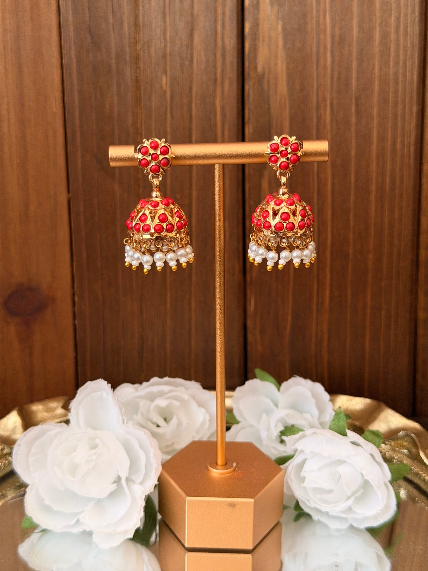 Impoun Pavazham Jhumkis