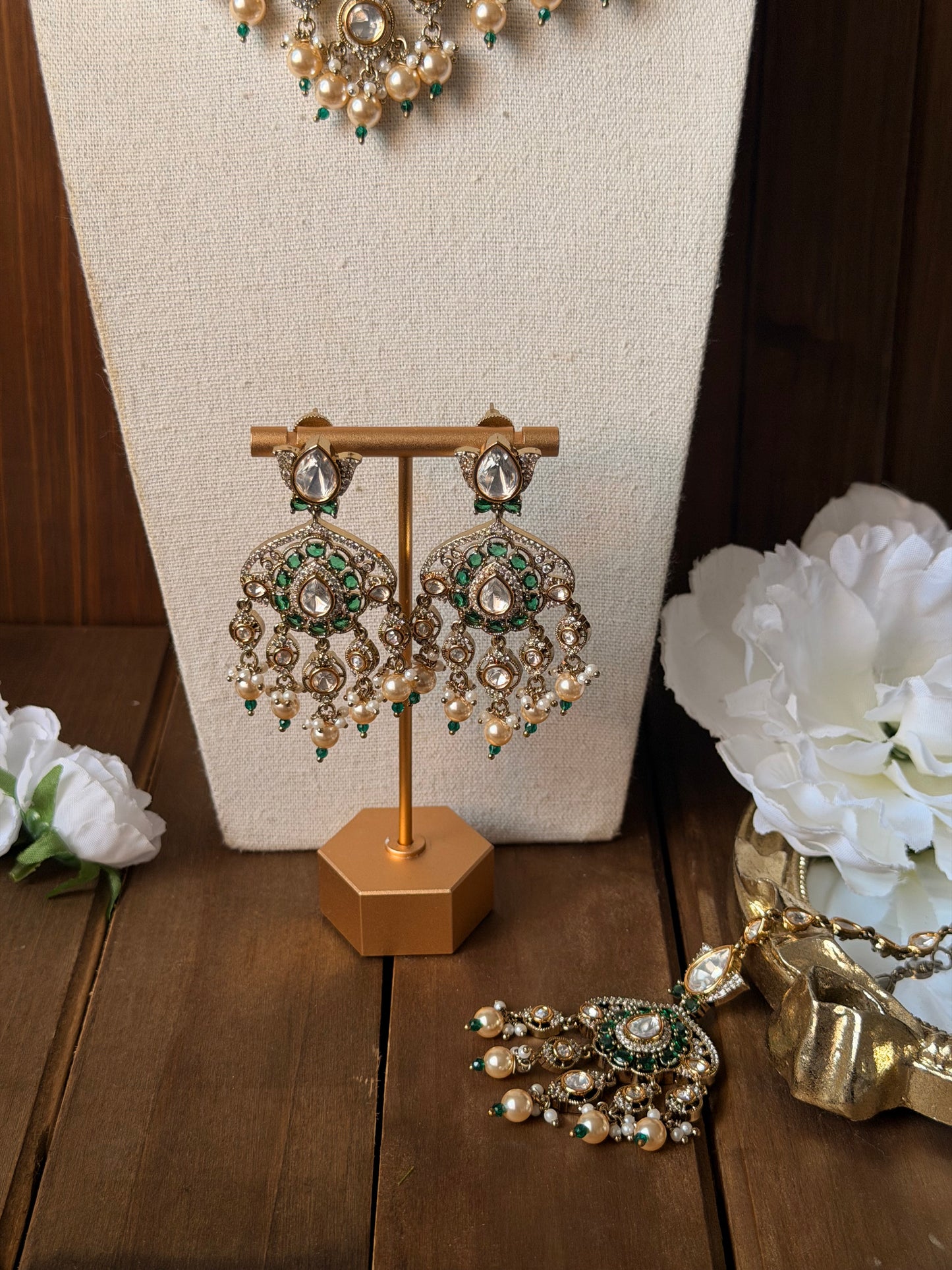 Uncut Polki Necklace Set