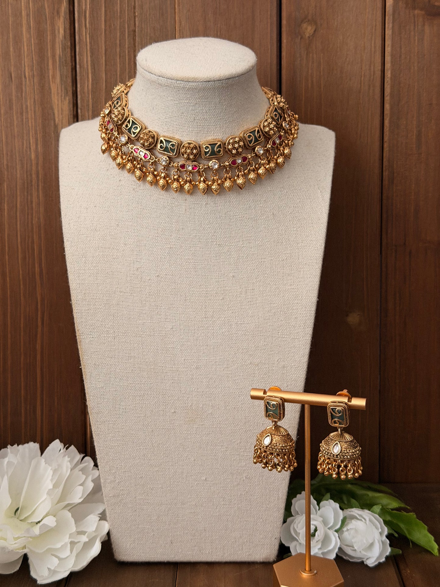 Rajwadi Necklace Set