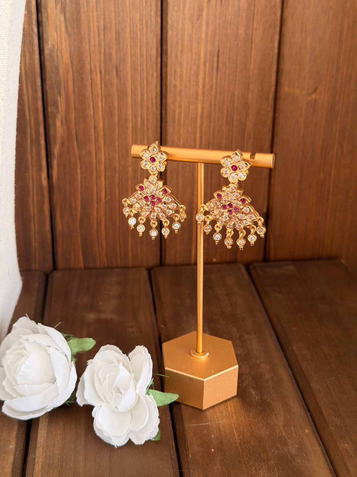 Impoun Magenta Necklace Set