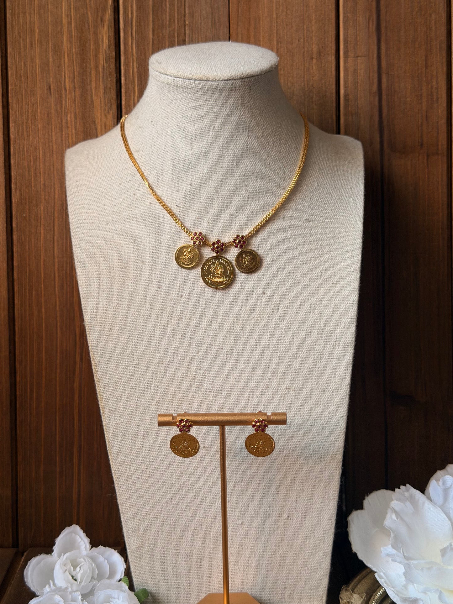Dainty Coin Necklace Set