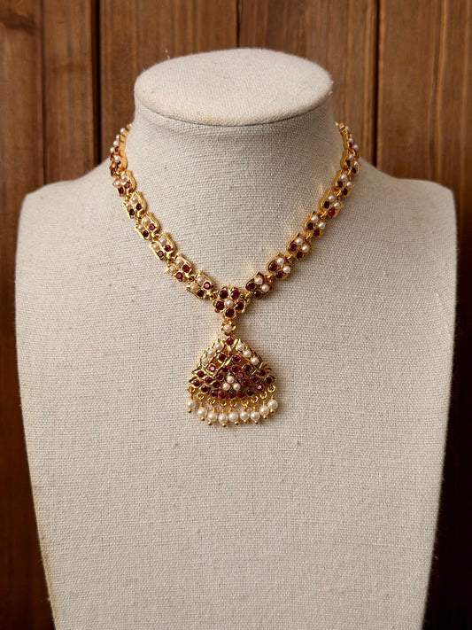Magenta Impoun Necklace