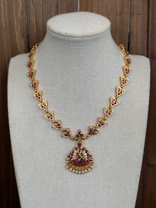 Magenta Impoun Necklace