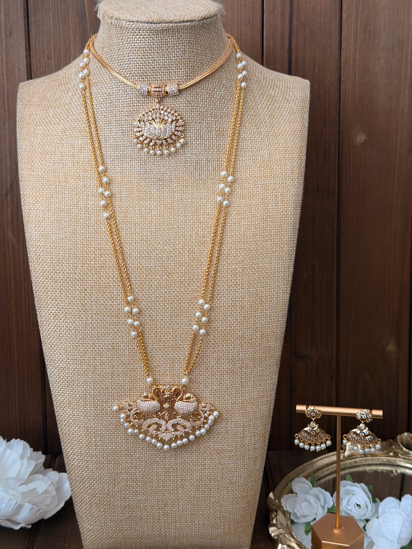 Impoun Pathakam Necklace Set