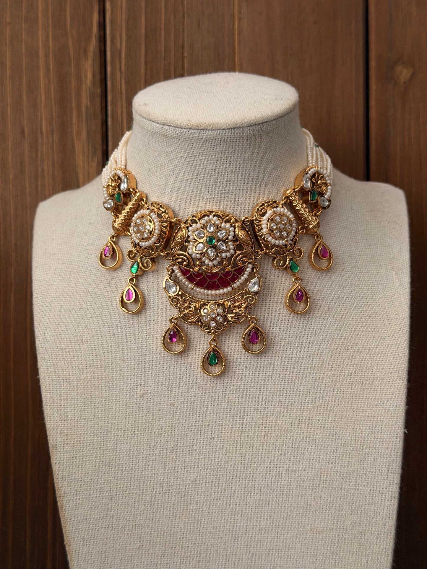 Rajwadi Necklace Set