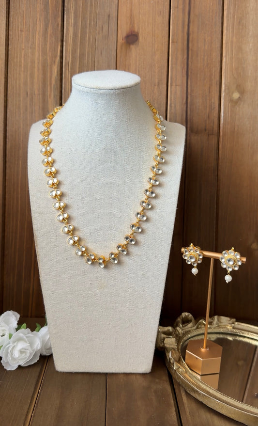Kundan Long Necklace