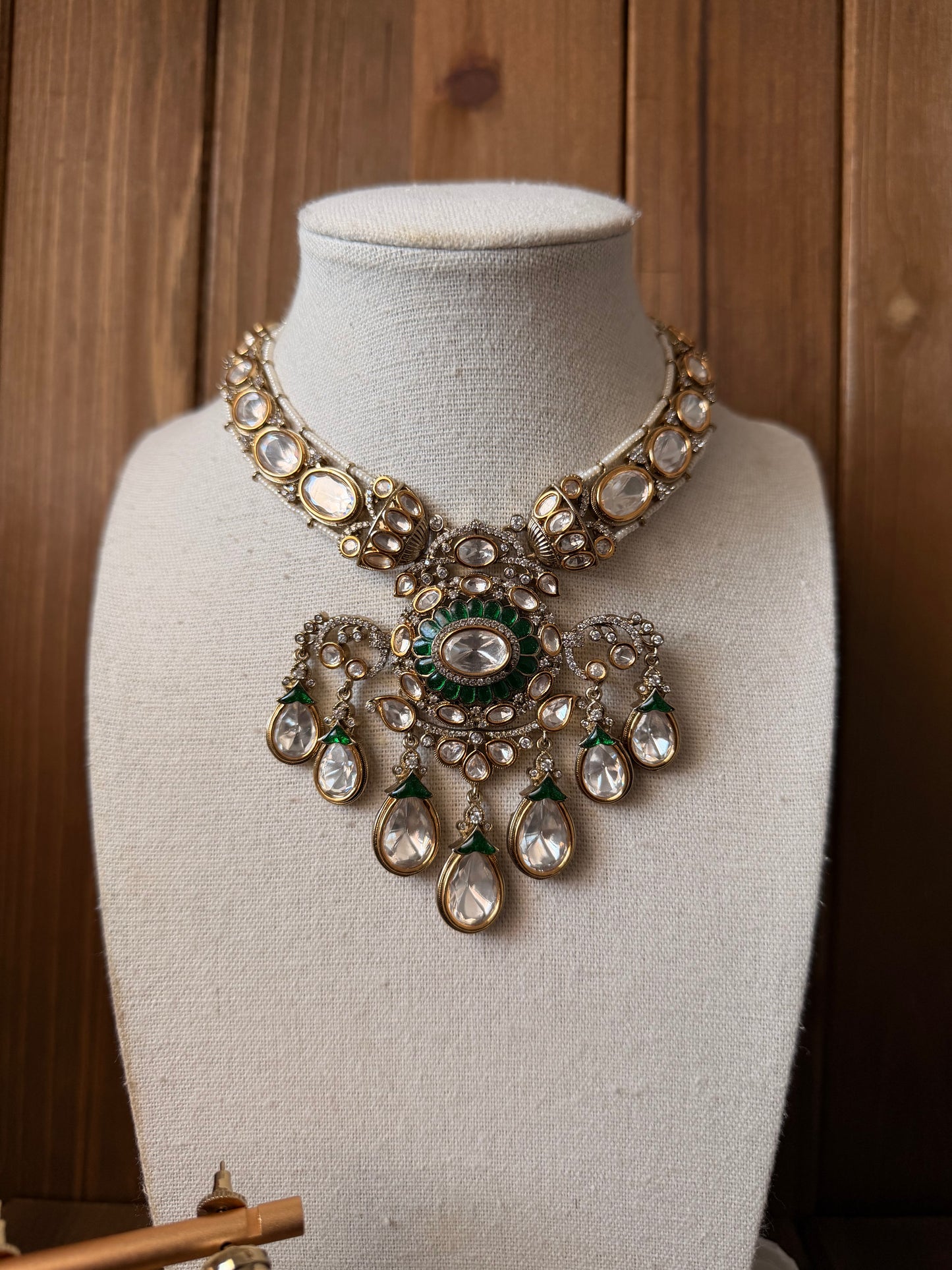 Uncut Polki Necklace Set