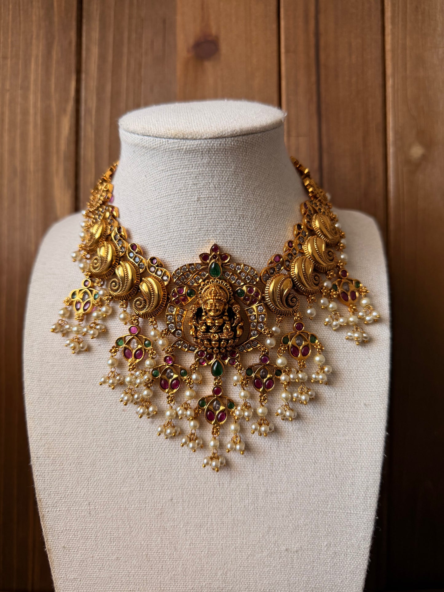 Lakshmi Temple Necklace Set