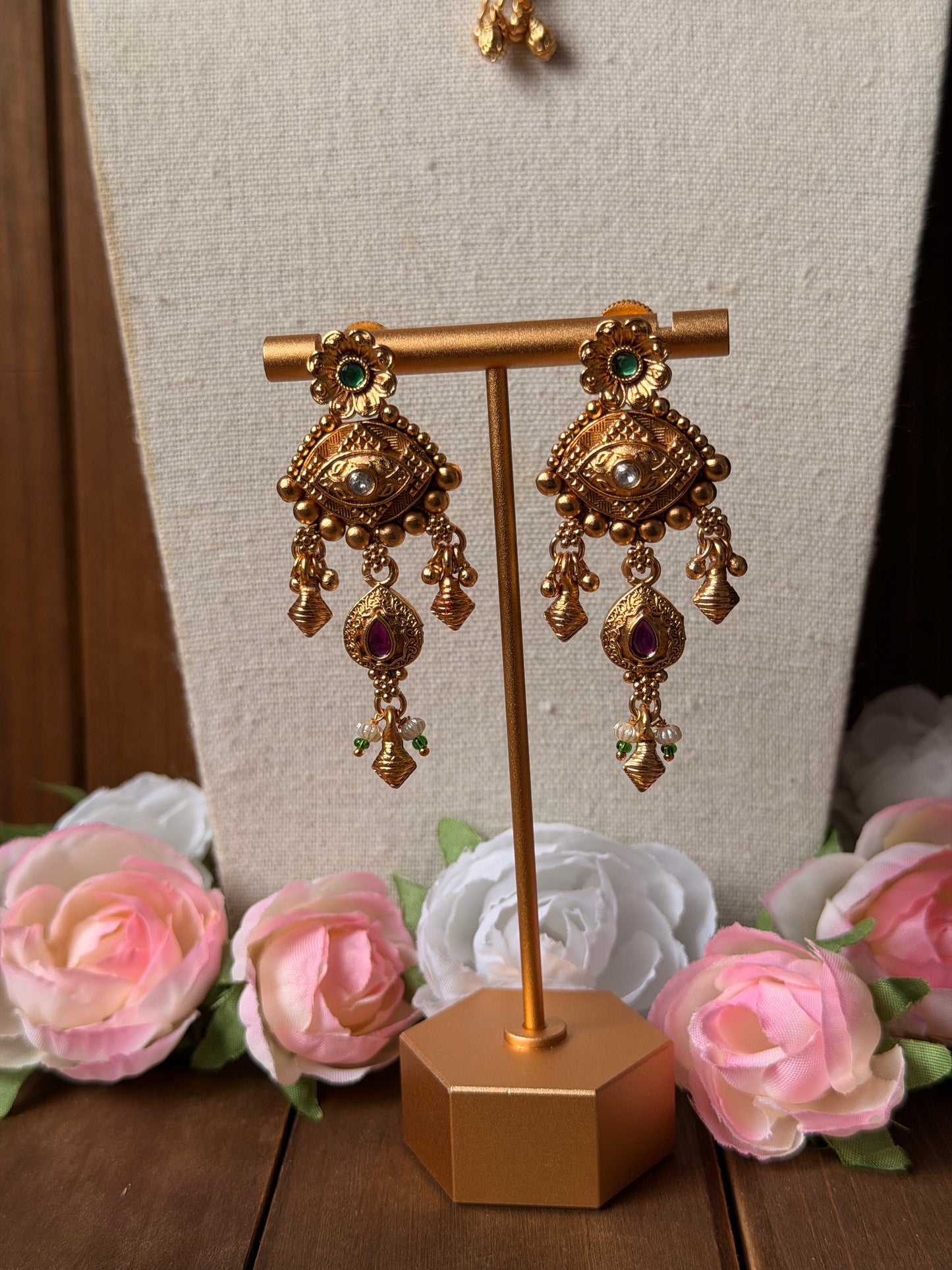 Temple necklace set