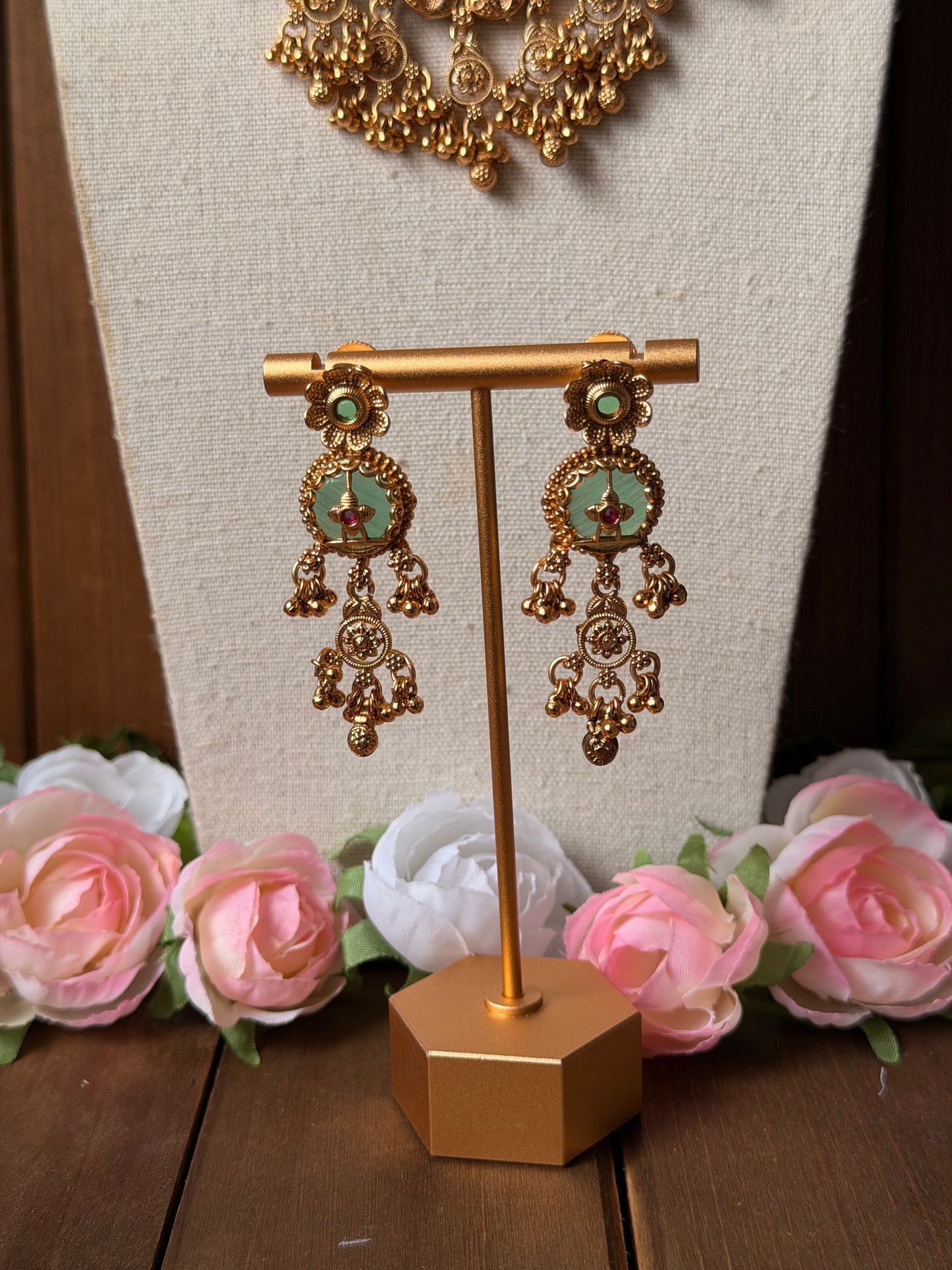 Temple Necklace Set