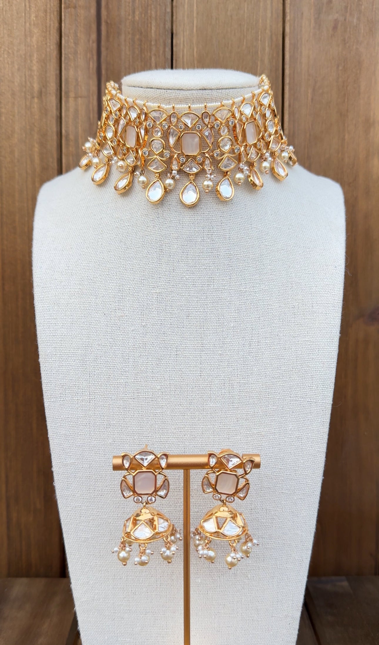 Uncut Polki choker set