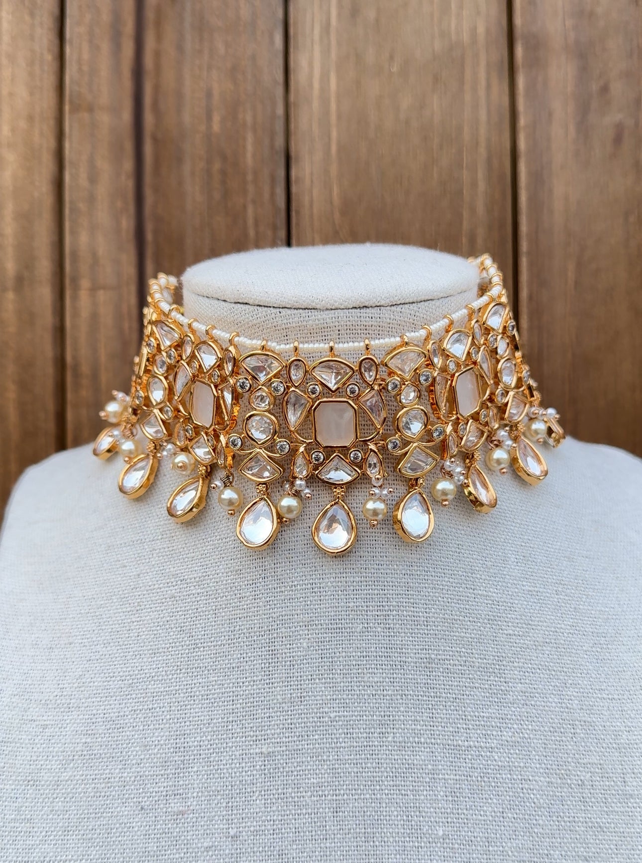 Uncut Polki choker set