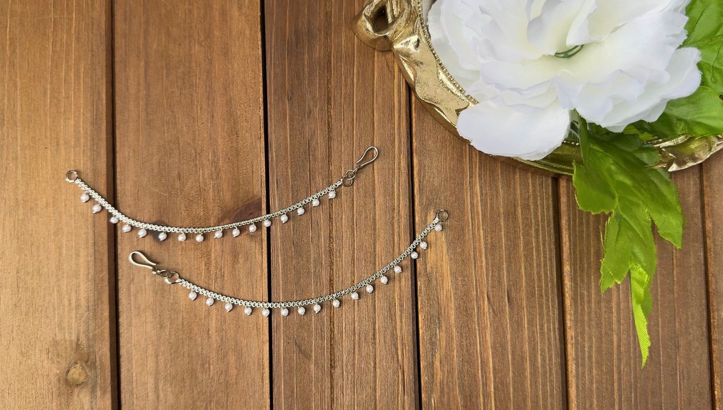 1 Layer Hanging Pearl Ear Chain